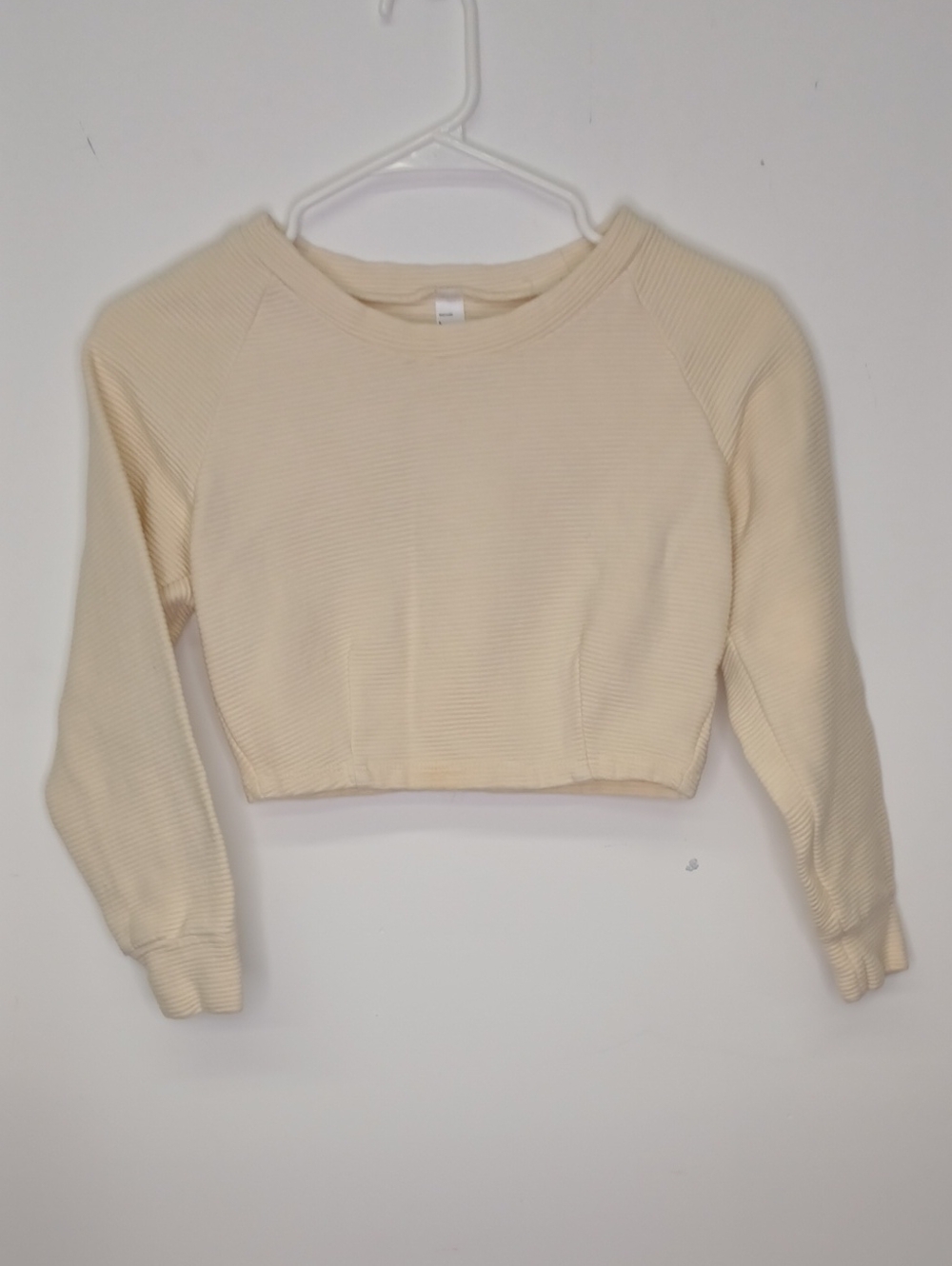 American Apparel Ribbed Crop Top / Small